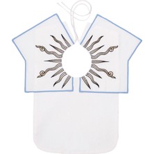 Baron Venus Sun Iı Bib Beyaz Koton Kız Bebek Mama Önlüğü