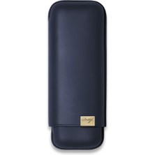 Davidoff Iconic Seri Lacivert Gold Deri 2'li 64 Ring Puro Kılıfı