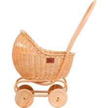 Zoa Collection Rattan Oyuncak Bebek Arabası