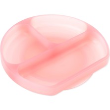 Bumkins Pink Jelly Silikon Vakumlu Çocuk Tabak