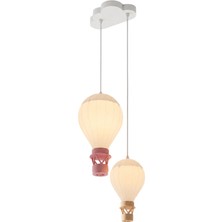Balon Figürlü 2'li Sarkıt Çocuk Odası Avize