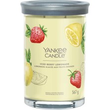 Yankee Candle Iced Berry Lemonade Sarı Meyve Kokulu Mum 567 G