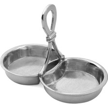 King's Pewter Gümüş Renk Kalay Tuzluk Biberlik