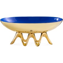 Jonathan Adler Oscar Long Kobalt Dekoratif Tabak