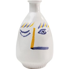 Kare Design Art Face Colore Seramik Vazo