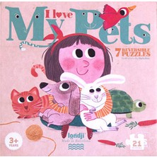 Londji I Love My Pets Puzz Unisex Çocuk Puzzle