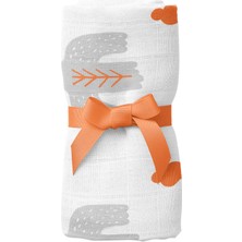 Itsy Bitsy Kids Bird Of Life Renkli Gri Müslin Bebek Örtüsü 70 x 70 cm