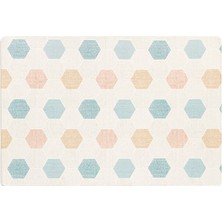 Unigo Pastel Honeycomb Çocuk Oyun Matı ve Halısı 210 x 140 cm