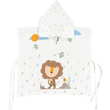 Casadora Baby Simba Pamuk Unisex Bebek Çocuk Müslin Panço