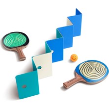 Art Of Ping Pong Faces 3lü Ahşap Ping Pong Seti