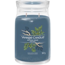 Yankee Candle Bayside Cedar Mavi Meyve Kokulu Mum 567 gr