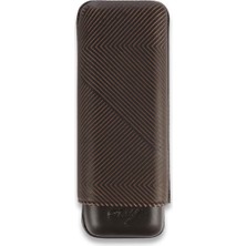Davidoff Leaf Kahve Deri 64 Ring Xl 2'li Puro Kılıfı