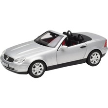 Norev 1:18 1996 Mercedes Benz Slk 350 Brillant Silver Model Araba