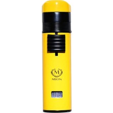 Myon Paris Bayonet Sarı 3 Pürmüz Alev Delicili Puro Çakmağı