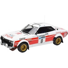 1977 Toyota Celica 2000 Gt #8 Rac Rallye H.mikkola 1:18  Beyaz Model Araba