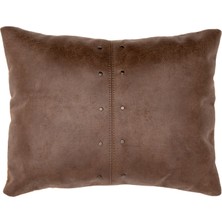 Saloni Rustico Kahverengi Nubuk Kırlent 35 x 50 cm