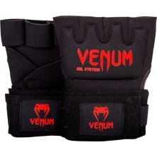 Venum Kontact Gel Gloves Wrap Black Red Jel Unisex Eldiven Sargısı