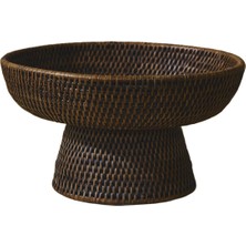 King Zoo Minimal Rattan Meyve Kasesi