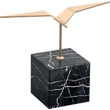 By Kepi Birds Mermerli Büyük Boy Dekoratif Obje