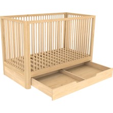 Simre Kids Lullaby Naturel Yükseklik Ayarlı 0-3 Yaş Beşik