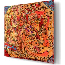 Lovinart Family Matters By Ferruh Karakaşlı 120X120 cm