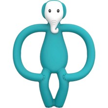 Matchstick Monkey Echo Elephant Turkuaz Silikon Diş Kaşıyıcı
