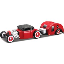 Maisto 1929 Ford Model A Traveler Trailer 1:64 Oyuncak Araba