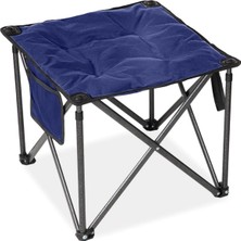 KingCamp Cozy Stool Plus Blue Ultra Konforlu Destekli Katlanır Tabure