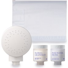 H201 Shift Duş Başlığı Aromaterapi Kapsülü ve Filtre Banyo Aksesuarı Seyahat Kiti