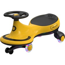 Riden Joy Swing Car Sarı Çocuk Pedalsız Araba