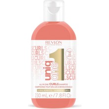 Revlon Uniqone Curls Kıvırcık Dalgalı Saçlar Için Nemlendirici Şampuan 230 ml