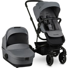 Easywalker Harvey Fossil Grey Portbebeli Set Bebek Arabası