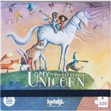 Londji My Unicorn 100 Parça 6-10 Yaş Mini Puzzle