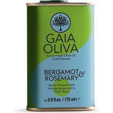 Gaia Oliva Bergamot-Biberiye Mix Çeşnili Yeni Hasat Natürel Sızma Zeytinyağı 175 ml