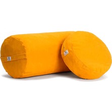 Nuiyoga Sarı Bolster ve Meditasyon Minderi