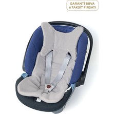 Deux Lapins %100 Pamuk Cotton Grey Puset ve Oto Koltuk Minderi