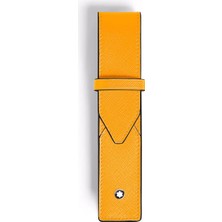 Montblanc Envelope Turuncu Tekli Deri Kalem Kılıfı