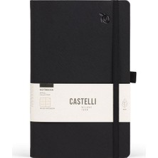 Castelli Milano Appeel Black Çizgili Defter