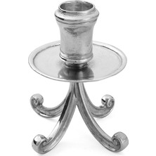 King's Pewter Kalay Şamdan 12 cm