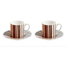 Missoni Home Jenkins 2li Porselen Türk Kahvesi Fincan Seti