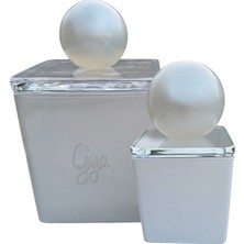 Gya Candle Art Beyaz ve Inci' Amber ve Karamürver 2'li Kokulu Mum Seti