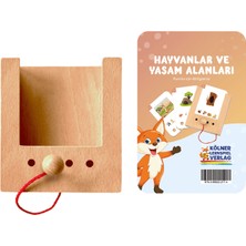 Puncho Hayvanlar ve Yaşam Alanları Ahşap Eğitici Oyun Seti