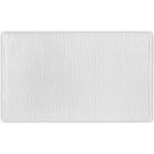 L’appartement Slim Ribbed White Pamuk Banyo Paspası 60 x 90 cm