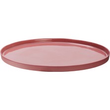 Casi Paped Pure Color Pembe Porselen Tabak