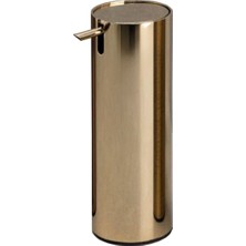 System Bathroom Accessories Basmalı Altın Rengi Sıvı Sabunluk 300 ml
