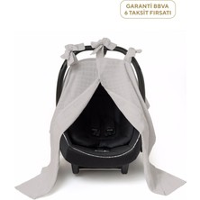 Deux Lapins %100 Pamuk Cotton Grey Müslin Puset Örtüsü