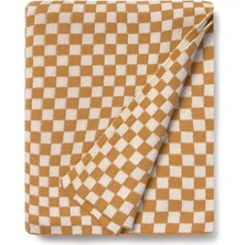 Lorena Canals Tiles Honey Renkli Örgü Çocuk Battaniye 80 x 100 cm
