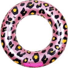 Swim Essentials Rose Gold Leopard Unisex Çocuk Yüzme Simidi 90 cm