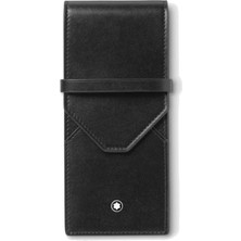 Montblanc Meisterstück Siyah Deri Kalem Kutusu
