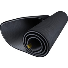 Ziva Fitness Tpe Çift Renkli Siyah Yoga Minderi